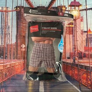 HANES 4 Tagless Boxers